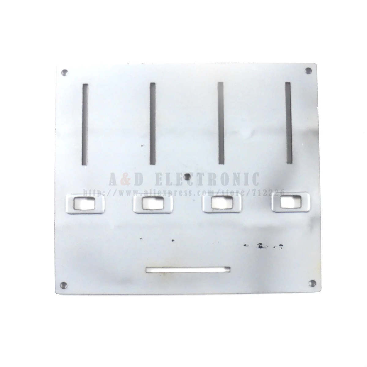 DNB1154 Metal Control Panel Silver Faceplate For Pioneer DJM-700-K Black