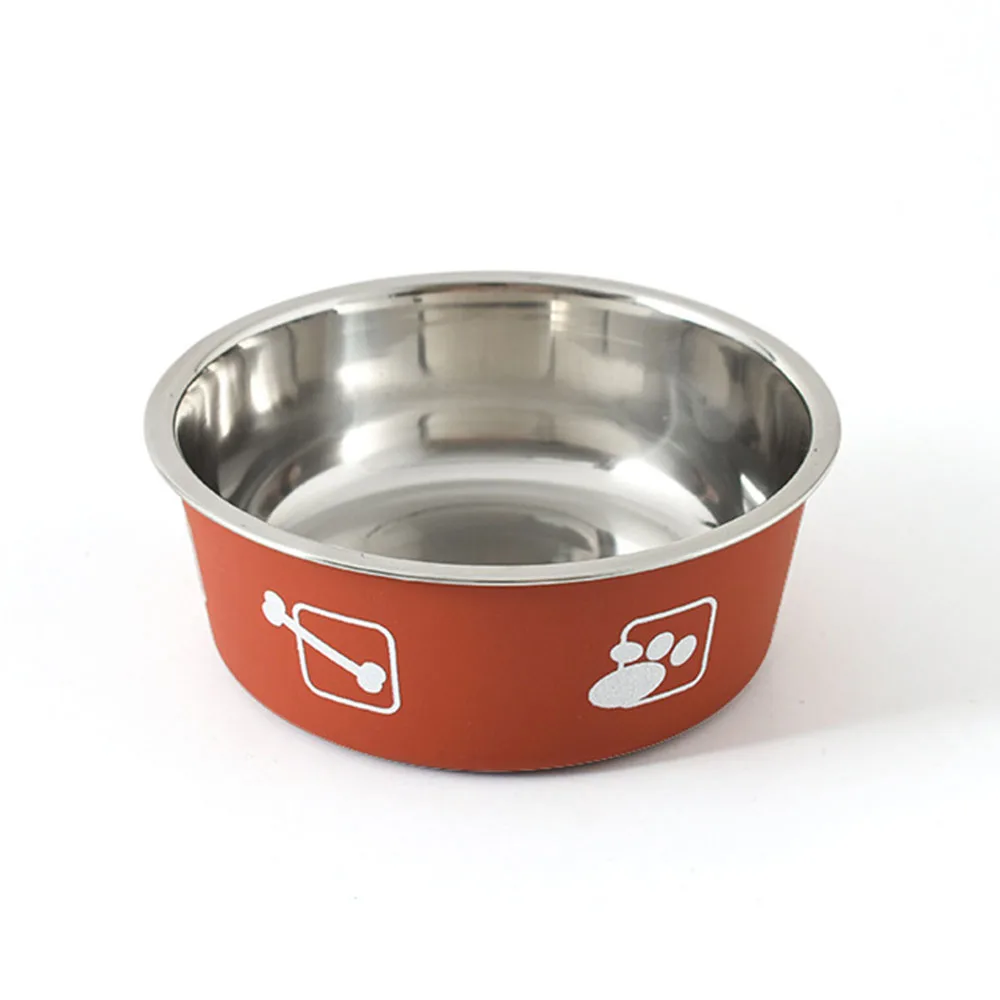 Non-slip Stainless Steel Small Dog Bowls Puppy Large Dog