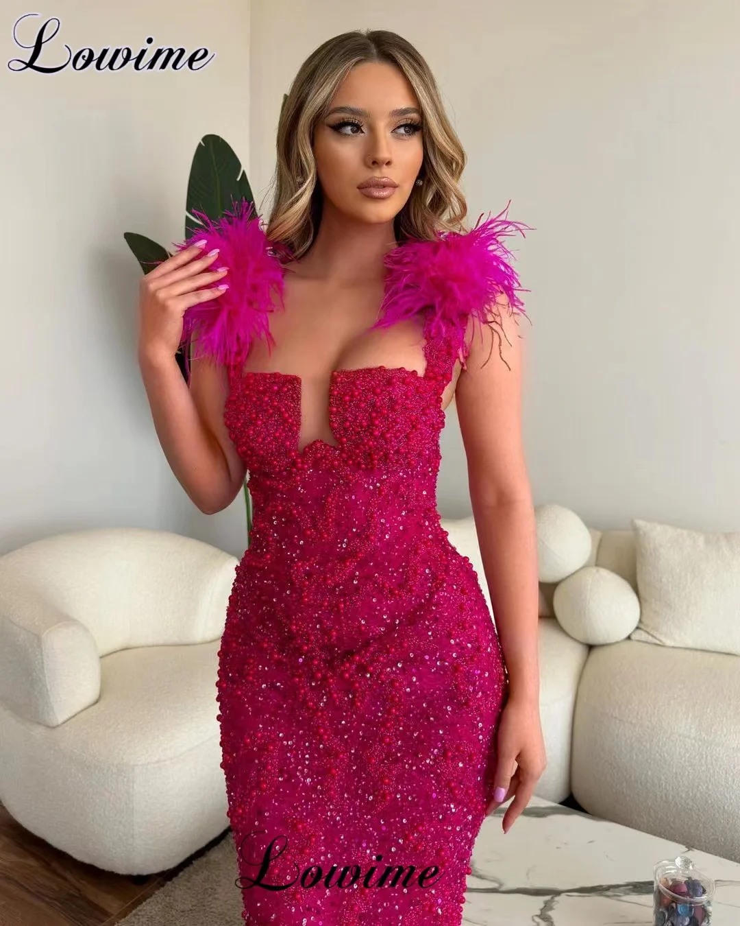 2 Colors Cocktail Dresses For Women Sleeveless Mermaid Evening Dresses Wedding Guests evening dresses,cocktail dress