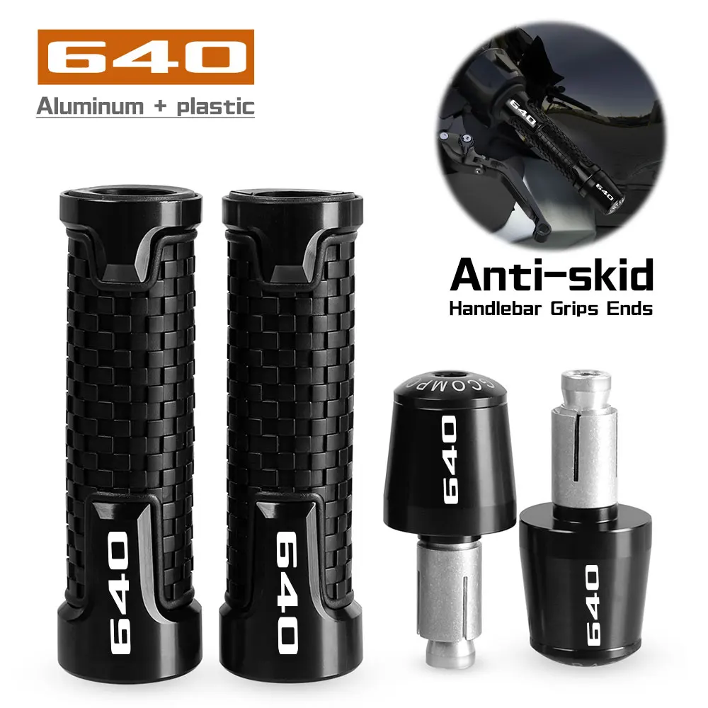 

FOR 640LC4 1999-2003 2004 2005 2006 640 LC4 640DUKE CNC Hndlebar Grips Ends Weight handle bar grip end Anti Vibration Silder