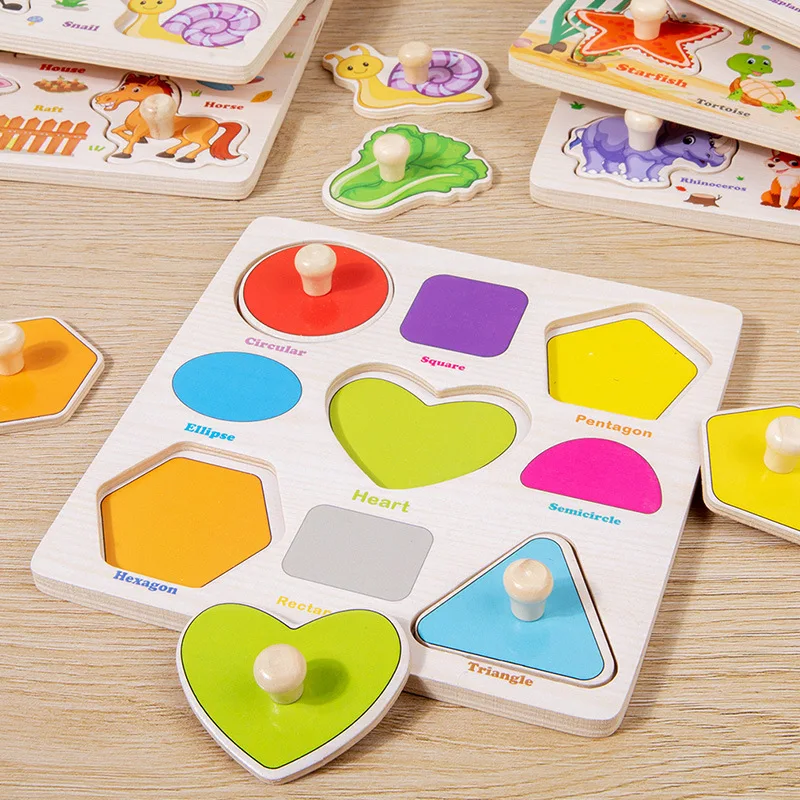 Montessori Wooden Puzzle Toy 4