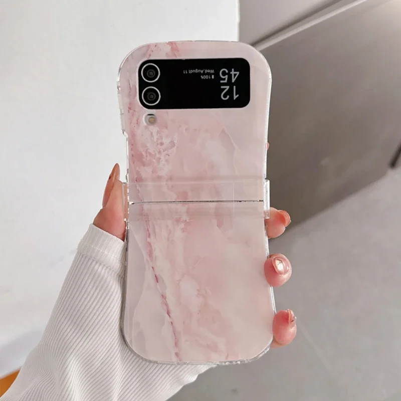 Korean Marble Texture Painted Anti-Scratch Phone Case Set