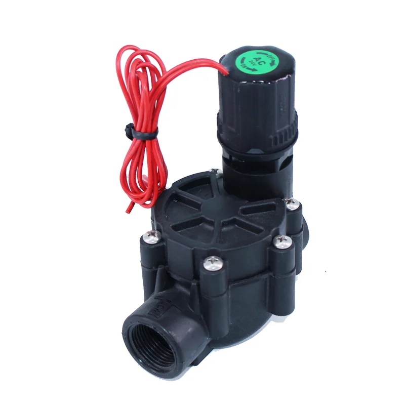 Aixishs 3/4" Irrigation Solenoid Valve Dn20 Ac 24v Plastic For