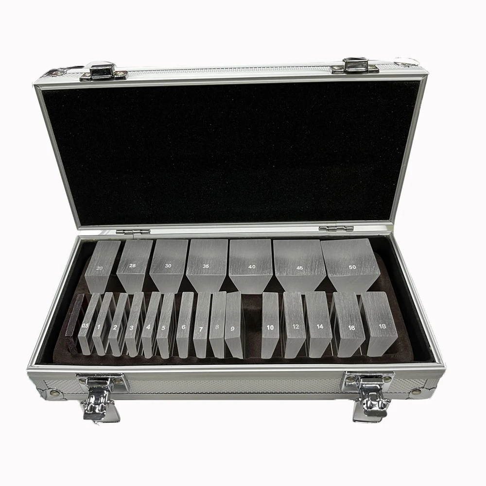 LINKEYE Ophthalmic Instruments Loose Prism Set For Optometry With Aluminium Case Prism Bar