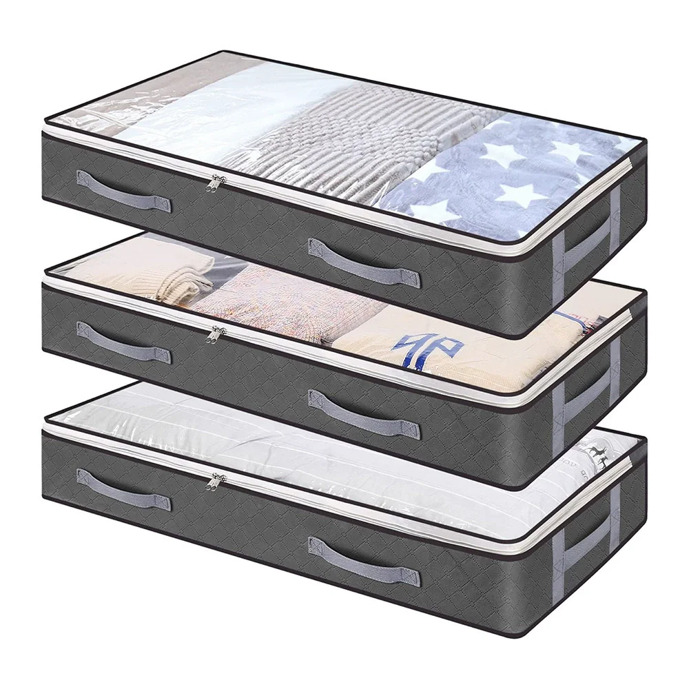 Underbed Storage Bag Portable Foldable Dustproof and Moisture proof Bed Bottom Gap Household Large Capacity Storage Artifact