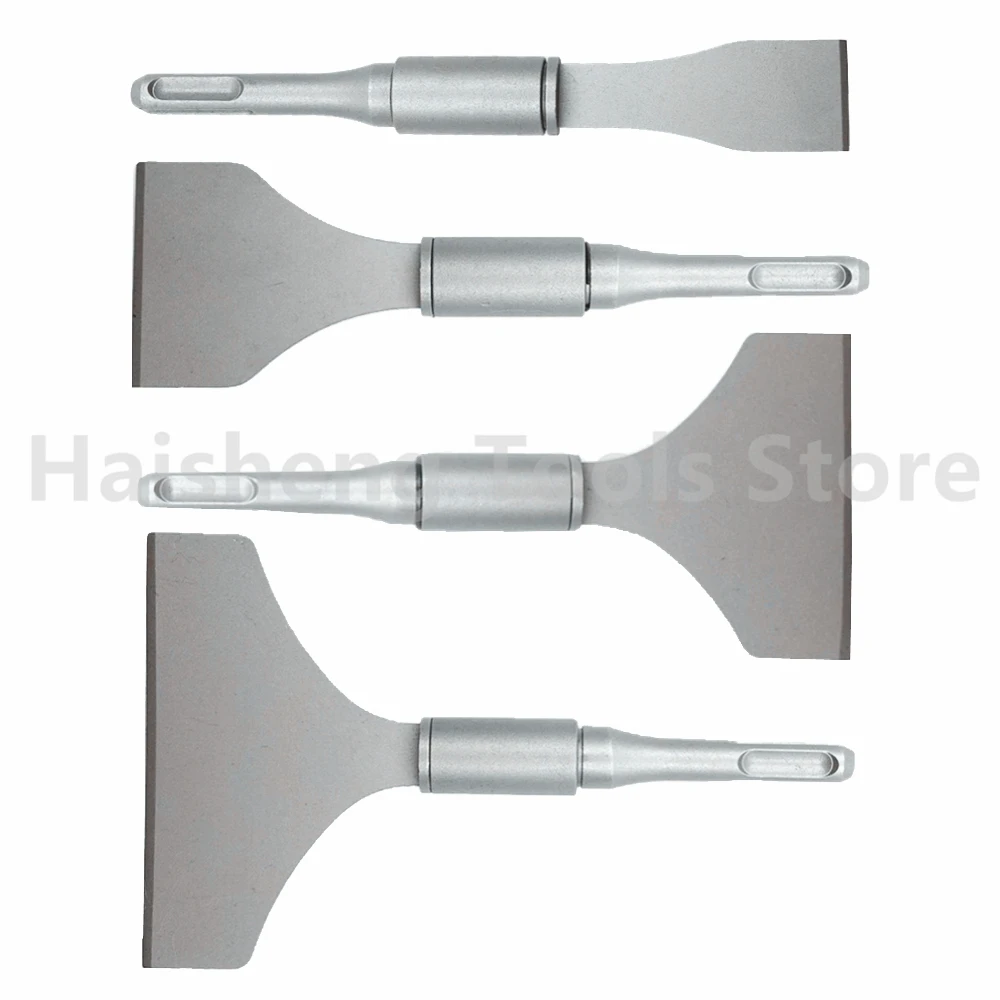 Mini SDS Plus Floor Scraper Electric Hammer Replaceable Blade Scaling Chisel Shovel for Tile Brick Concrete Wall Removal Tools 2