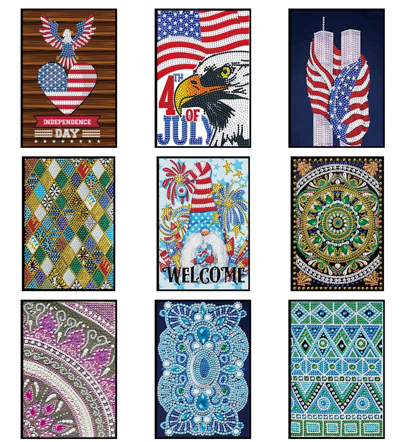 

50 Pages Diamond Painting Notebook DIY Special Shaped Diamond Embroidery Cross Stitch A5 Notebook Diary Book Handmade Gift