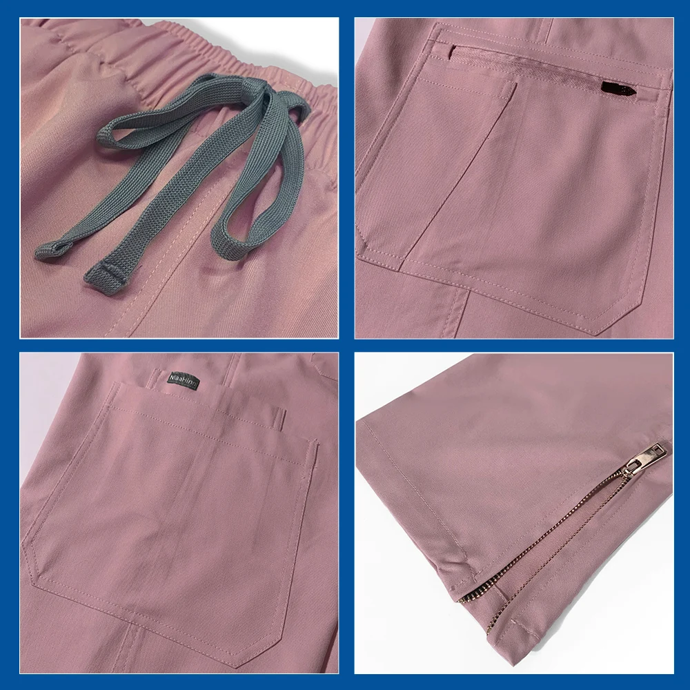 Medical Uniform Beauty Salon Work Uniforms Short-sleeved Health Service Work Suit Pet Scrubs Costume Women Clothes Scrubs Medical Uniforms Women