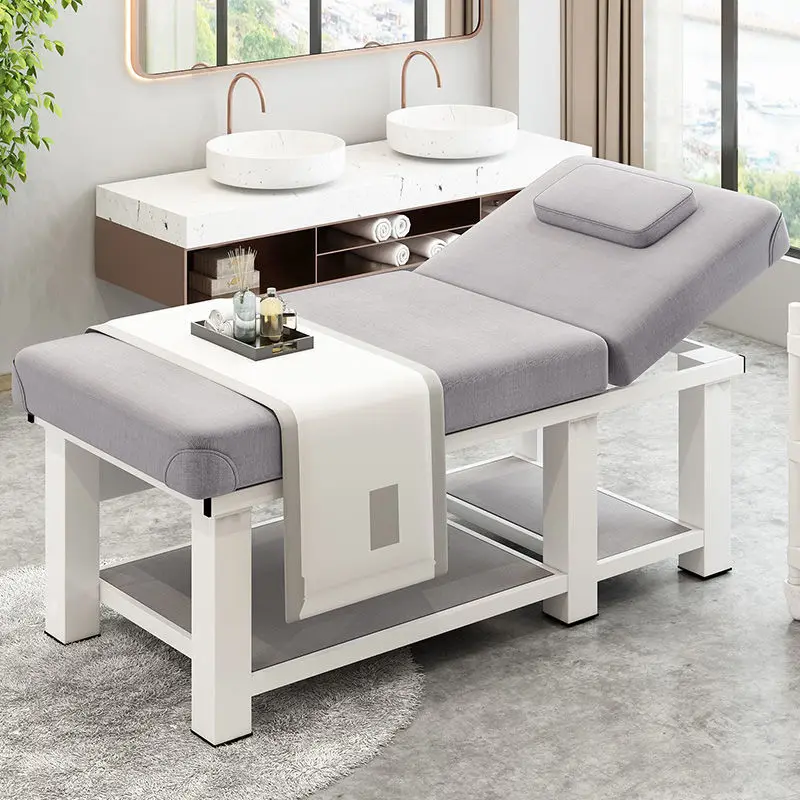 Spa White Massage Table Headboards Thai Tattoo Portable Comfort Folding Bed Mattresses Cama Dobravel Beauty Furniture MQ50MB pedicure beauty massage table lash comfort mattresses folding bed foot portable full body cama dobravel beauty furniture mq50mb