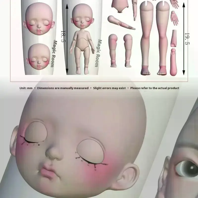 1 Set Facial Doll 3D Silicone Mold Nail Art Decoration DIY Design Nails Mold Wearing Armor Accessories