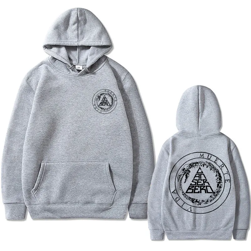 Canserbero Vida All We Need Is Love Music Album Double Sided Print Hoodie Men Women Vintage Oversized Sweatshirt Men's Clothing