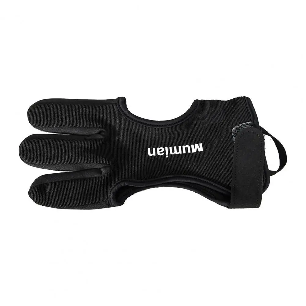 1Pc Great Multi-purpose Archery Gloves Breathable Long Lasting Handmade Shooting Hunting Three Finger Gloves