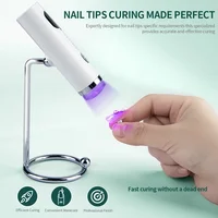 New Nailpop UV Light with Stanp Handheld Mini Nail Cure Lamp with Silicone Stamper Nail Dryer Fast Curing for Gel Polish Glue 1