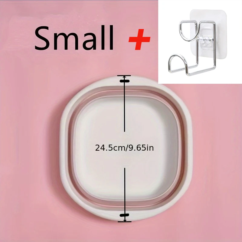 Bacino Pieghevole Da Viaggio 4L – Lavabo Portatile In Plastica Per Campeggio, Outdoor E Casa