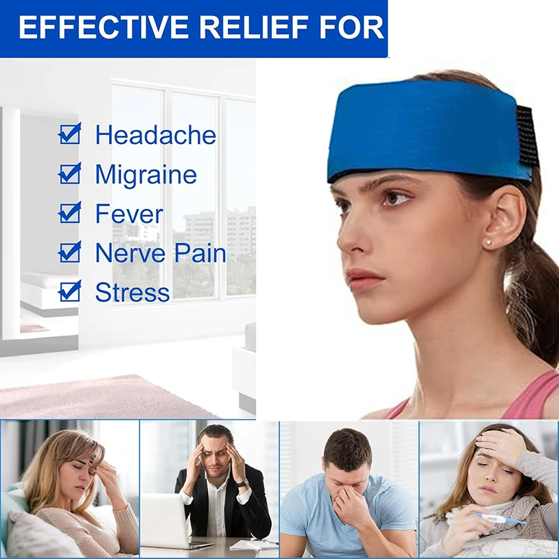 Gel Ice Packs With Elastic Strap Adjustable Wrap Hot Cold Compress Gel Packs For Shoulder Back Knee Neck Ankle