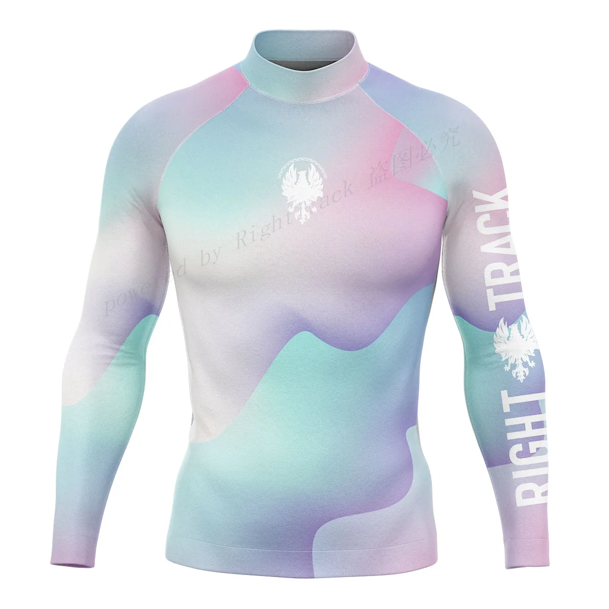 Men Swim Surfing T-shirt Beach UV Protection Swimwear Rash Guard Long Sleeve Diving Wetsuit Summer Apparel Tight Wear
