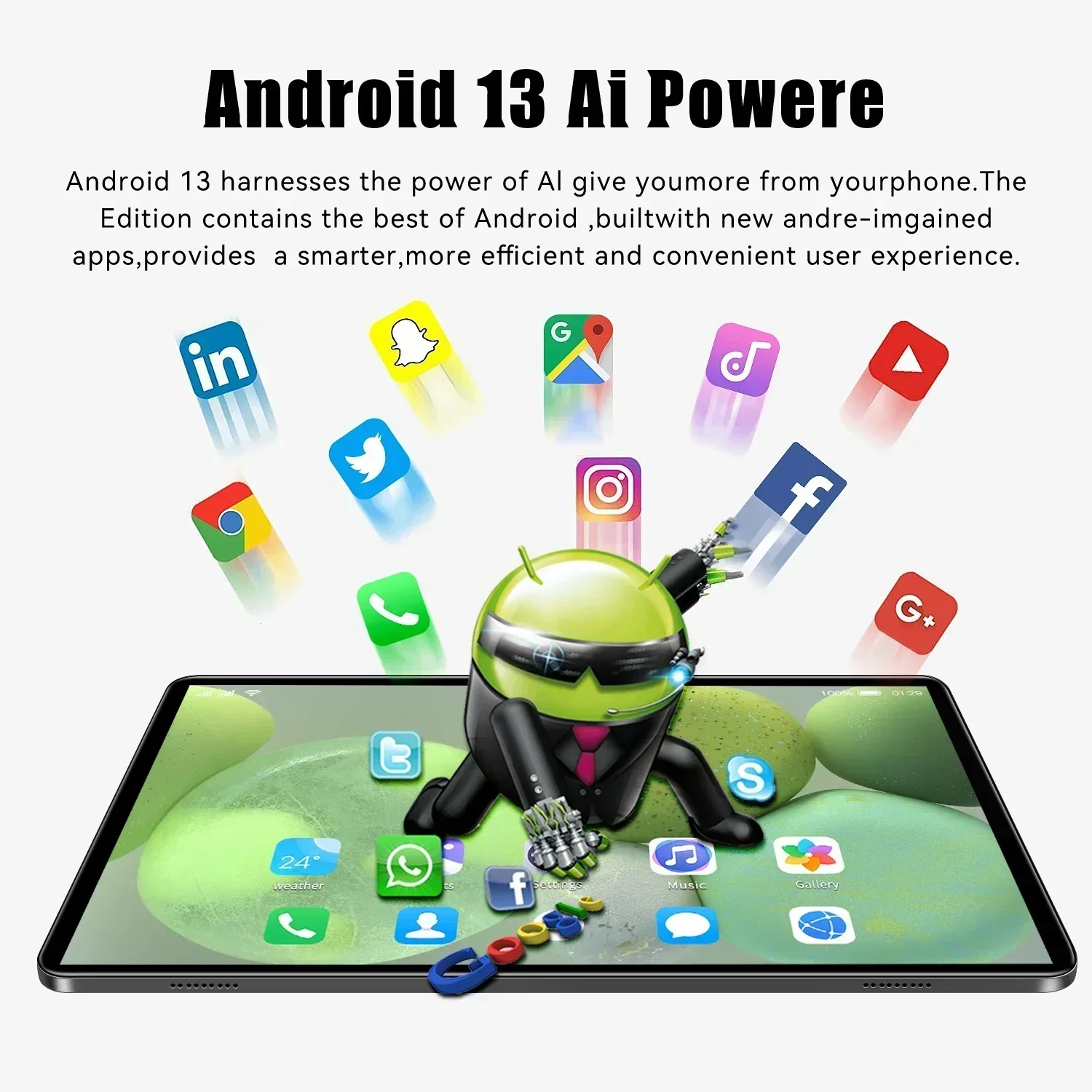 2024 Global Version Original Pad 6 Pro Tablet Android 13 Snapdragon 888 16GB 1TB 5G Wifi Google Play Android Tablet PC Pad 6 Pro