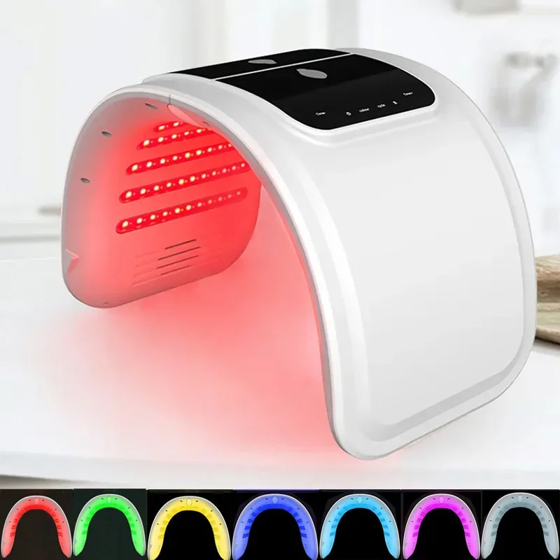 PDT LED Mask Light Therapy Skin Care Tools 7 Colors Led Mask Beauty Health Facial Masks Red Light Therapy Wrinkle Remove Spa Use face mask led facial mask
