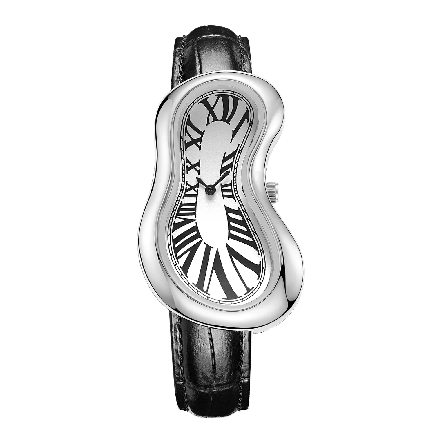 2025 ساعة جديدة غير منتظمة الشكل ذوبان شكل ملتوي y...