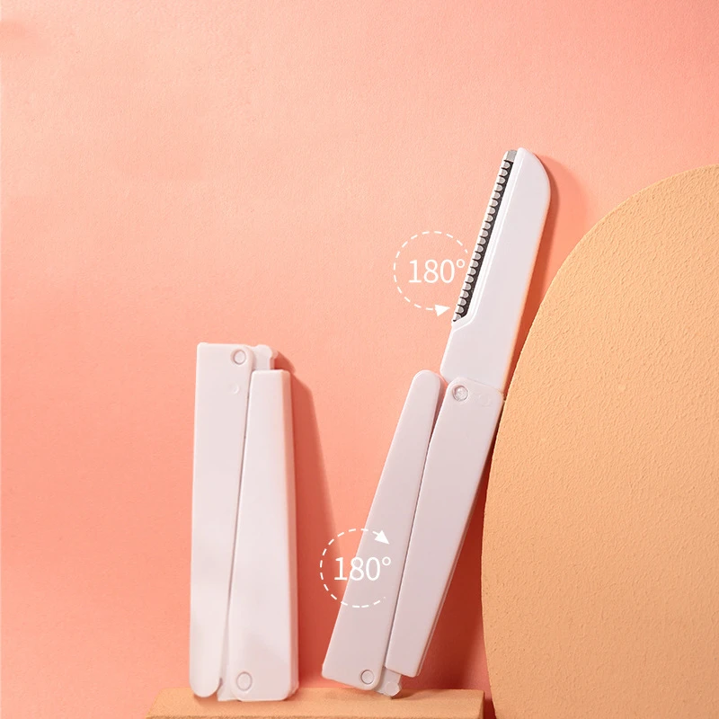 3Pcs/set Makeup Tools Eyebrow Trimmer Razor Remover Foldable Blade Safe Eyebrows Shaper Trimming Knife for Women