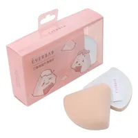 2pcs/Set Everbab Marshmallow Triangular Air Cushion Puff BB Cream Setting Sponge Puff Soft Dry Wet Use Makeup Tool Kit Wholesale 2
