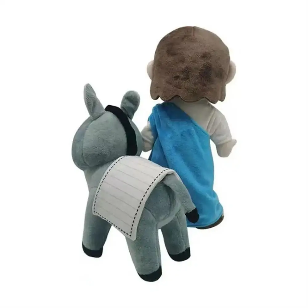 Christ Religious Jesus Plush Toy Savior Jesus Stuffed Figurine Virgin Mary Stuffed Doll Religious Toy Cartoon Party Favors