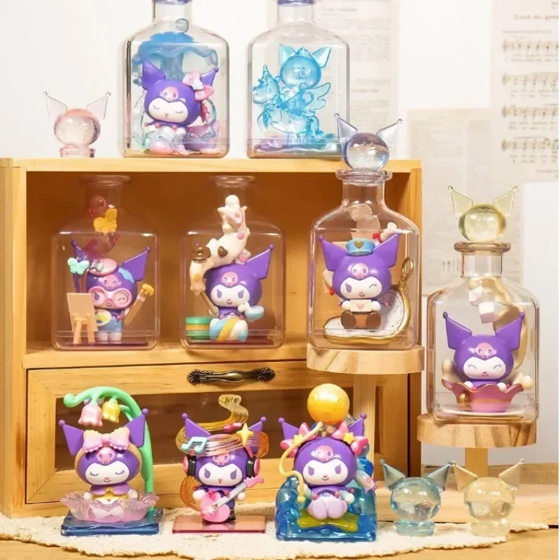 

Новинка, Оригинальная кукла Sanrio Kuromi, модная необычная Коллекционная модель, украшение, рождественский подарок