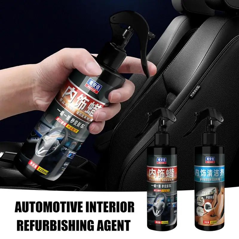 

Пластиковый восстанавливатель для интерьера автомобиля, кожаный жидкий восковой полировщик, пластиковый Восстанавливающий очиститель, стойкий блеск для обслуживания автомобиля, антивозрастной