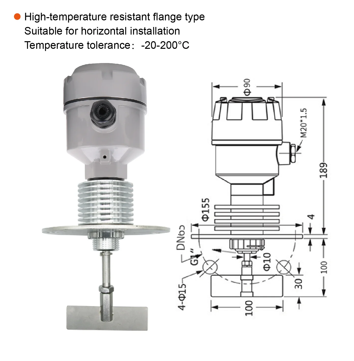 Rotary Paddle Level Switch 24V 110V 220V Powder Hopper Silo Bin Level Sensor Sol