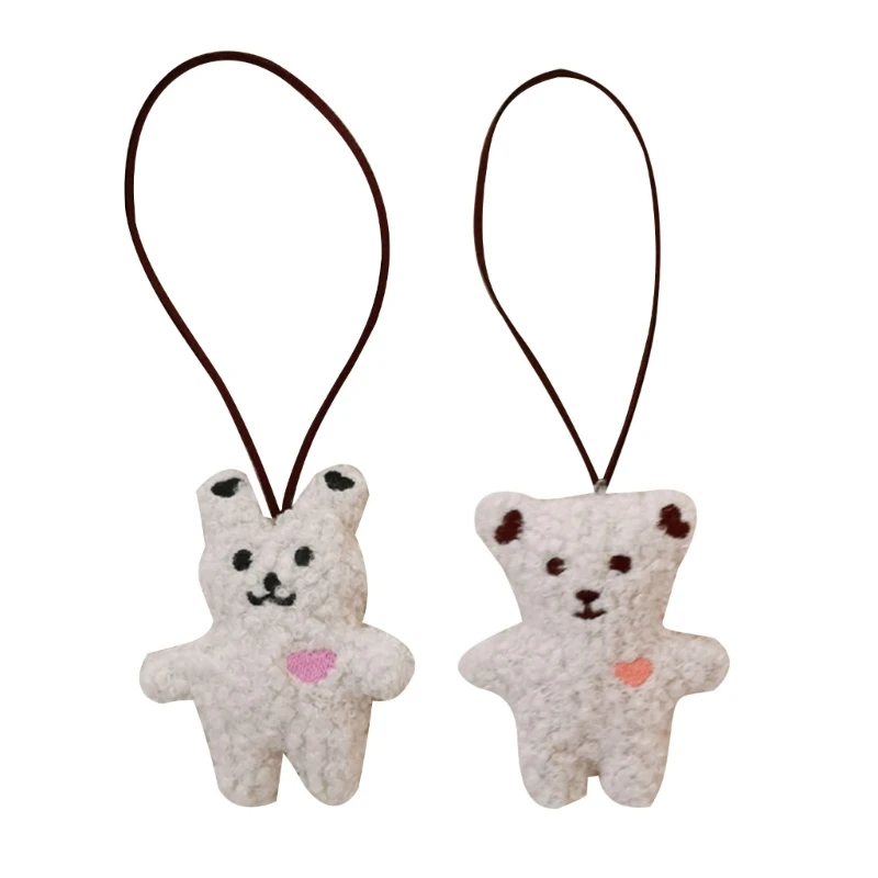

Bear Name Pendant Plush Decorations Kindergarten Name Tag Children Name Tag Pendant Keychain Plush Pendant Gift