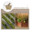 High Quality Weeding Brush for Efficient Weed Removal Durable Steel Wire Brush Tool for Garden and Patio Maintenance 3