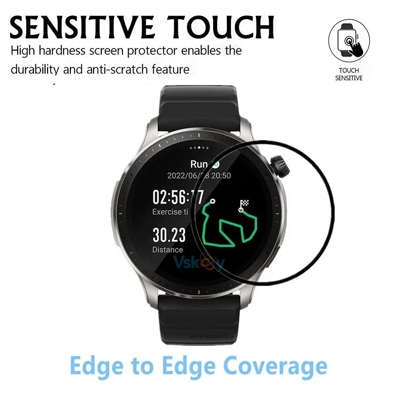 Amazfit GTR4 Ʈ ġ  3D  Ʈ ȭ ȣ Amazfit GTR 4  ü Ŀ ũġ  ȣ ʸ 5PCS