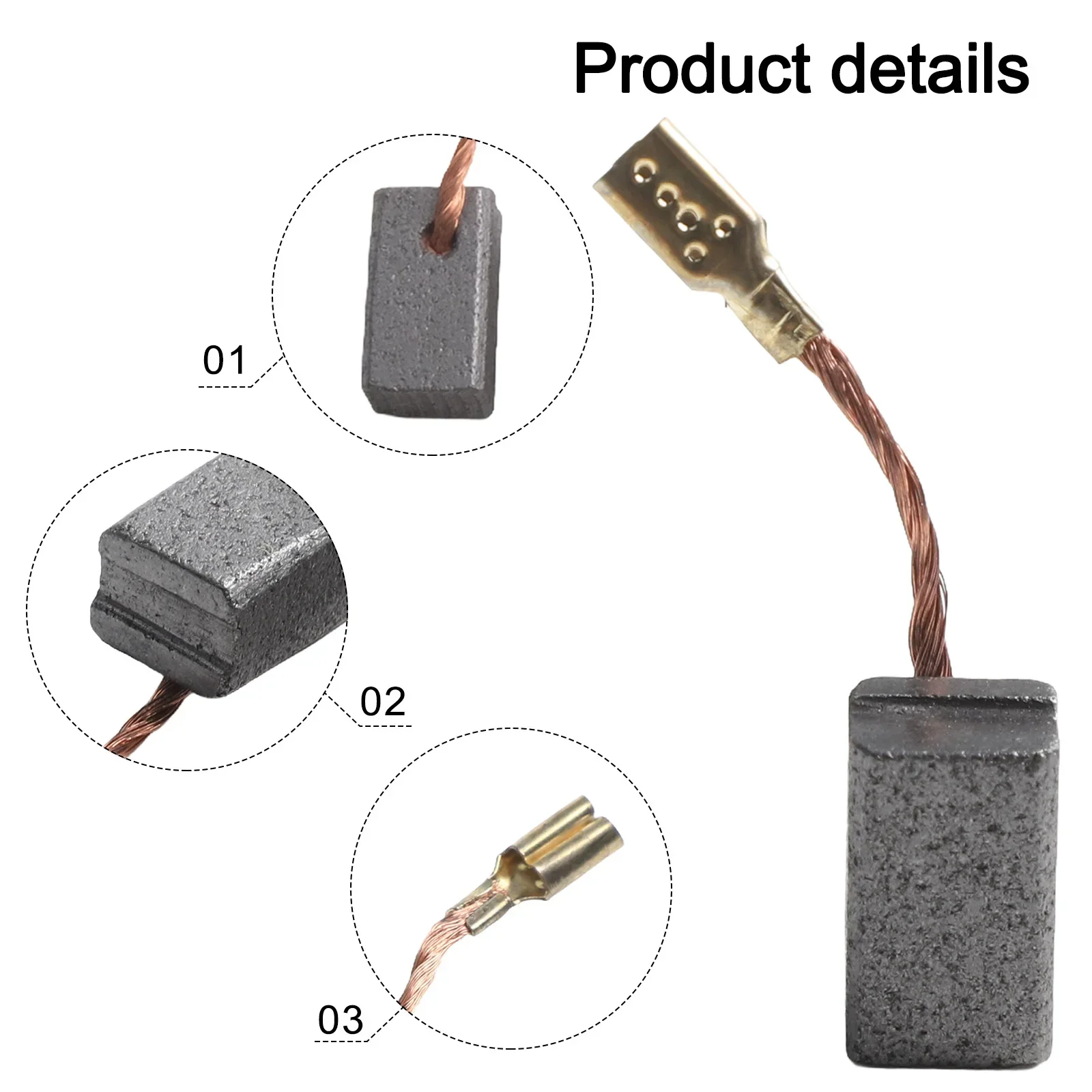 Los Cepillos De Carbón Del Motor Compatibles Con Para Bosch GWS Series