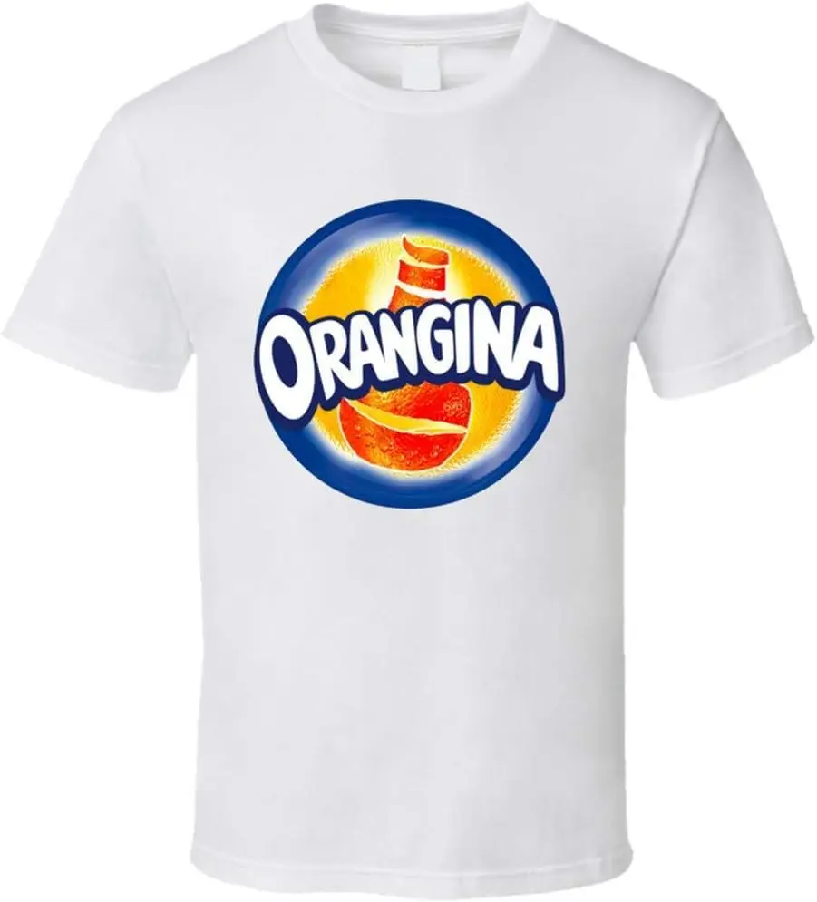 

Оранжевая содовая поп-футболка Orangina
