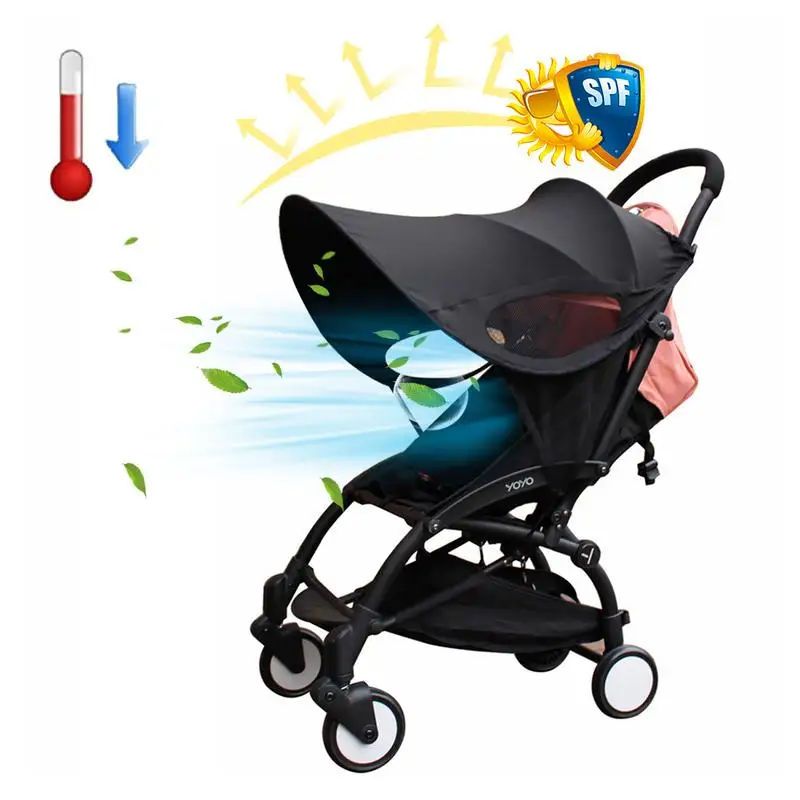 Baby Anti-UV Cloth Rayshade Stroller Cover Windproof Rainproof Sun Protection Umbrella Awning Shelter Universal Accessories