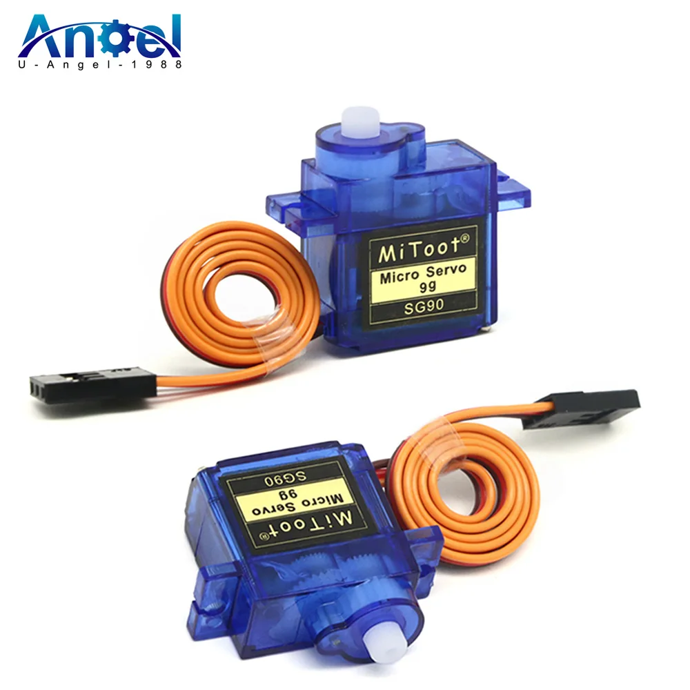 5 pz SG90 9G Micro Servomotore Per Robot 6CH RC 250 450
