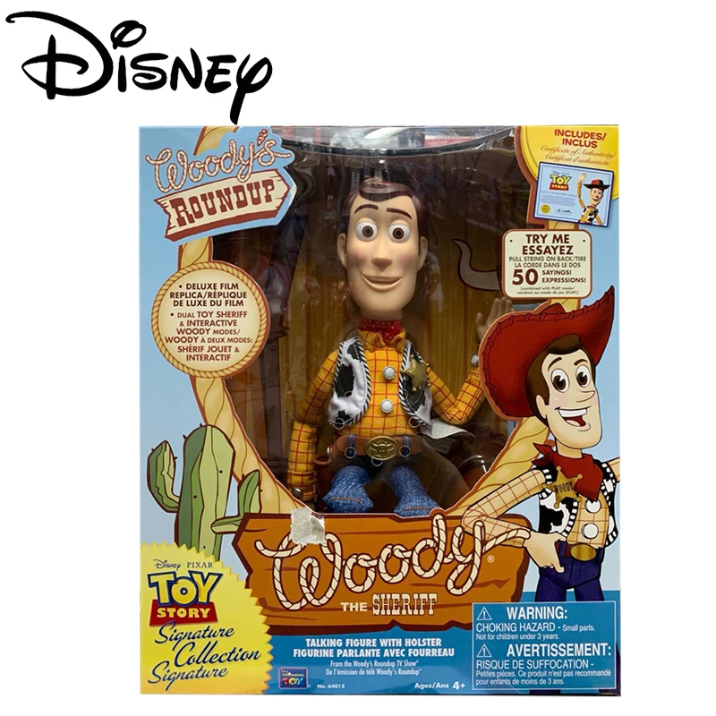 

Экшн-фигурки Disney «История игрушек 3» Вуди, игрушки, Коллекционная серия 36 см, движущиеся статуи, модель куклы, коллекционное украшение, подарки
