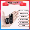 Mini J9 Flip cell Phone 0.66" Smallest Mobile Phone Wireless Bluetooth Dialer FM Magic Voice  russian language 1