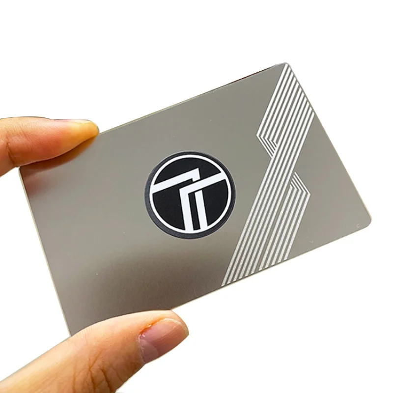

Custom, Luxury card Blank metal nfc card with customized engraving