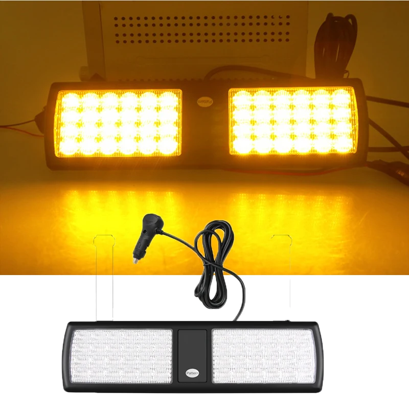 Ultra-Bright 12V LED Front Windshield Daytime Flashing Light System