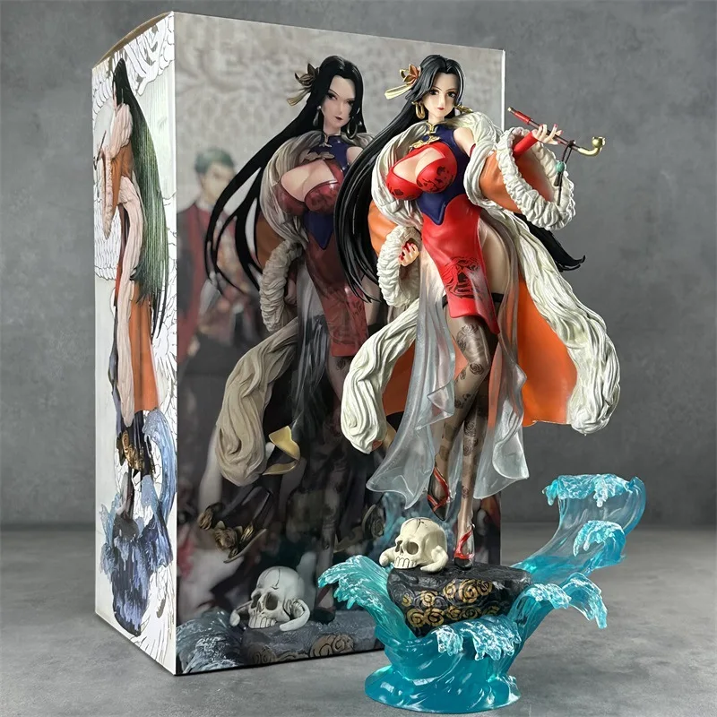 

One Piece Figure National Style Boa Hancock Oversize Tpr Shichibukai Suit Sexy Lady Adult Model Gk Toys