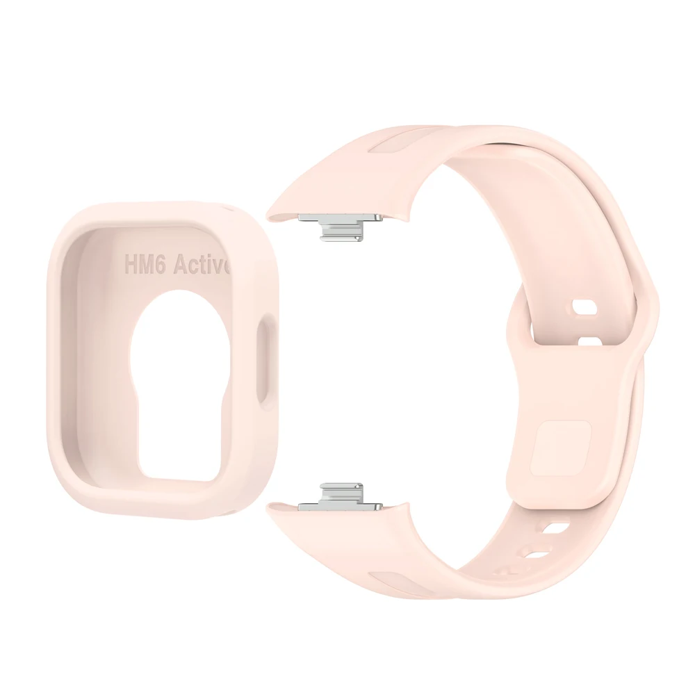 Smartwatch Silicone Case and Band Set - Protective Cover and Replacement Strap