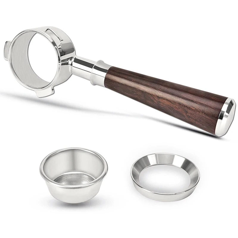 

Розничная продажа, 54 мм, портативный контейнер для кофе без дна для Breville 870/878/880, фильтрующая корзина из нержавеющей стали, инструмент для эспрессо