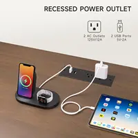 TV Stand Living Room Furniture with Power Outlet for TVs up to 60/70",TV Table with Sliding Doors Storage Adjustable Shelves 4