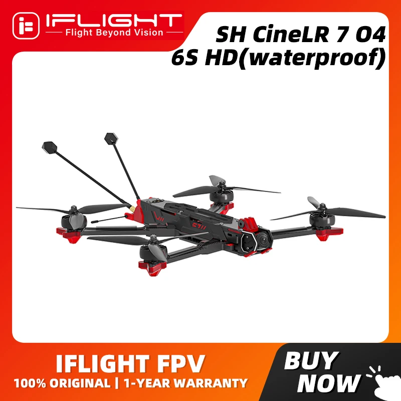 iFlight SH CineLR 7 O4 Waterproof Version 6S HD 7inch Drone BNF with O4 Air Unit