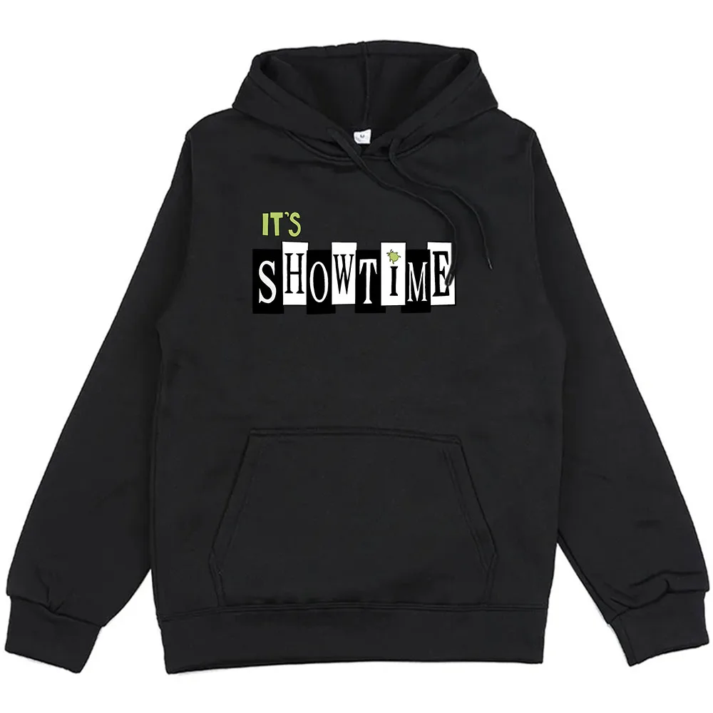 thumbnail image 1 of Sudadera con capucha de manga larga para hombre y mujer, ropa de invierno con estampado gráfico de películas de terror, BEETLEJUICE-E, It's Show Time, 1 of 5