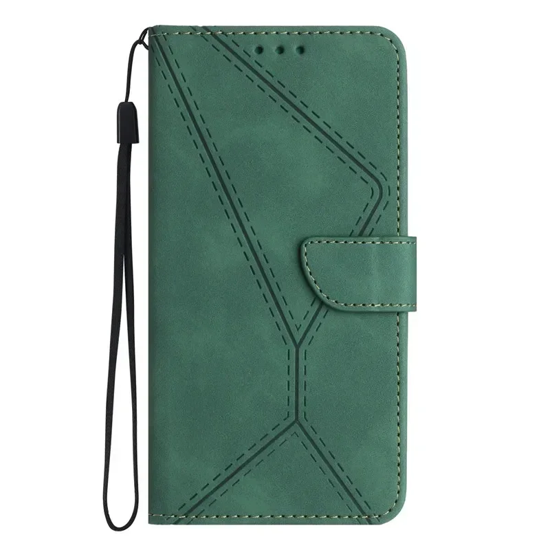 Leather Wallet Flip Case with Card Slots