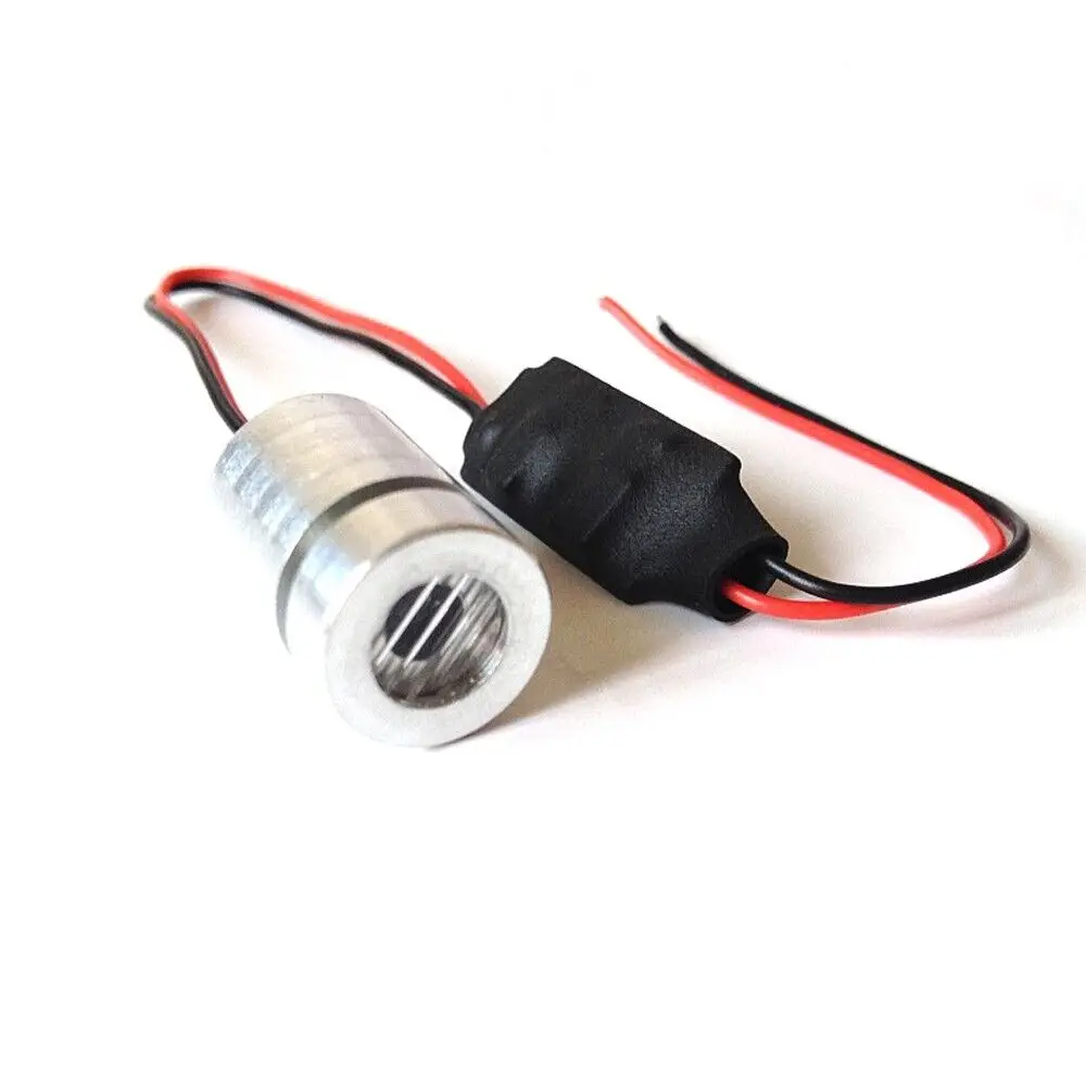 고출력 다이오드 레이저 모듈 라인 빔 레드 레이저, 650nm, 100mw, 3V-5V, 12x17mm