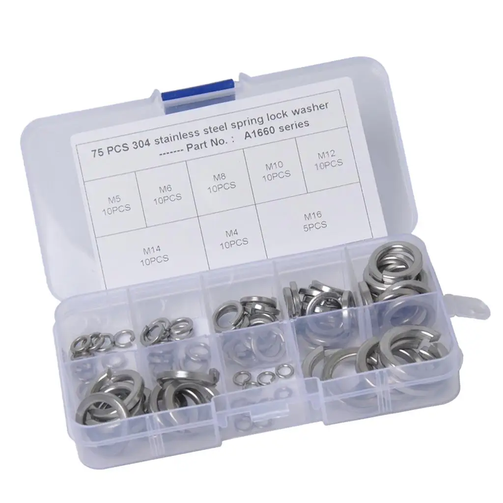 

Lock Coil Washers，304 Stainless Steel ，/5/6/8/10/12/14/16