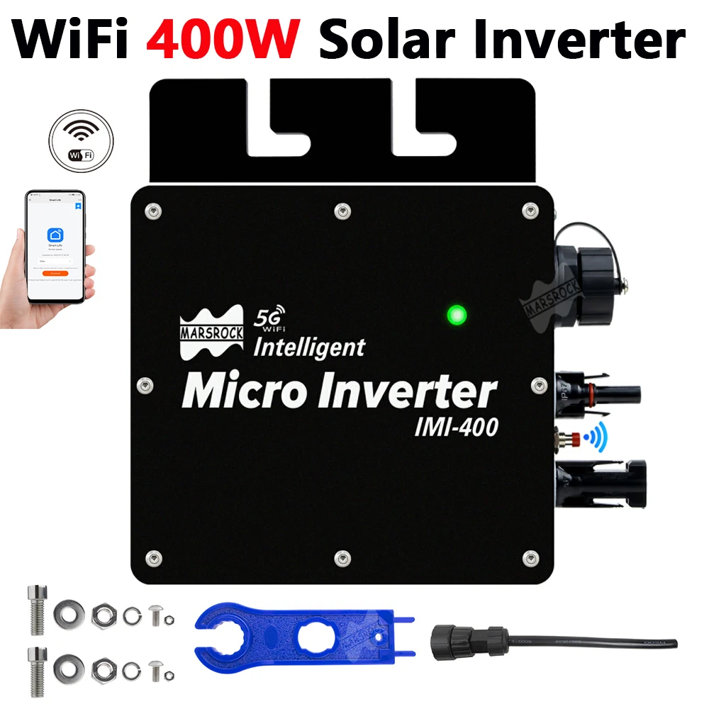 グリッドタイ マイクロインバーター Micro Inverter 400W Amazon | 太陽光発電グリッドタイインバーター、太陽光発電